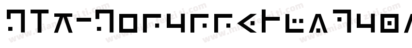 GLT-GonunneHwSquare字体转换