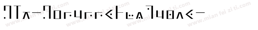 GLT-GonunneHwSquare字体转换