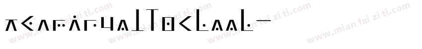 TerminusBlackSSK字体转换