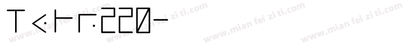 LEHN220字体转换