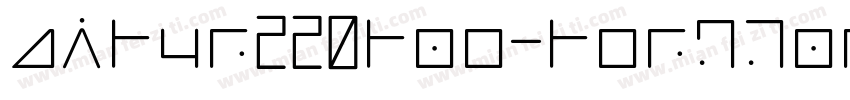 zihun220hao-hongyan字体转换
