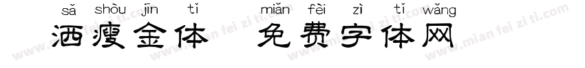 潇洒瘦金体字体转换
