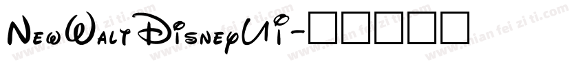 NewWaltDisneyUI字体转换
