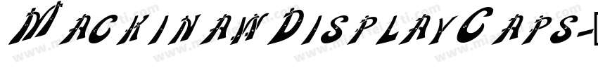 MackinawDisplayCaps字体转换