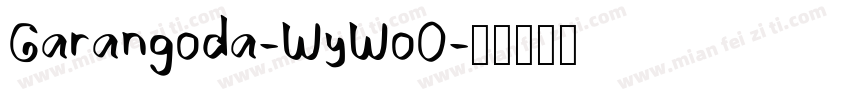 Garangoda-WyWoO字体转换