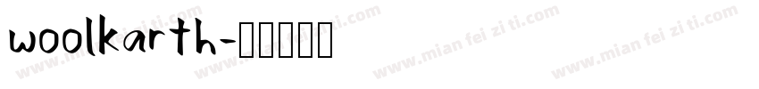 woolkarth字体转换