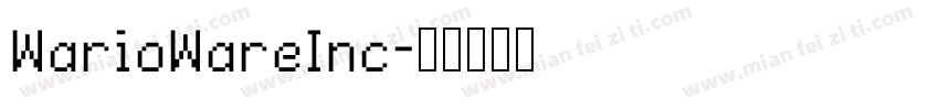 WarioWareInc字体转换