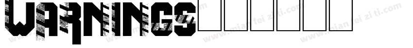 warnings字体转换