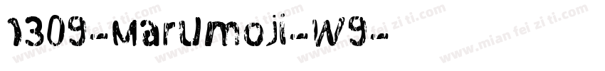 1309-Marumoji-W9字体转换