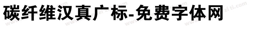 碳纤维汉真广标字体转换