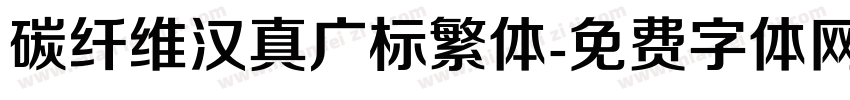 碳纤维汉真广标繁体字体转换