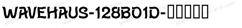 Wavehaus-128Bo1d字体转换