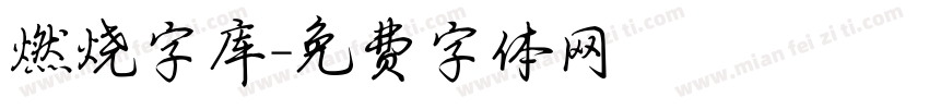 燃烧字库字体转换
