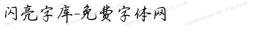 闪亮字库字体转换