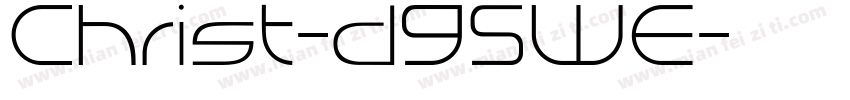 Christ-d95WE字体转换