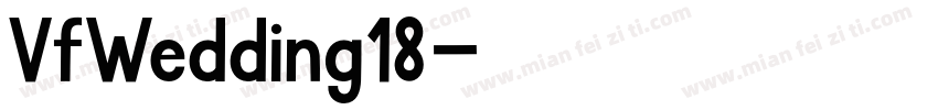 VfWedding18字体转换