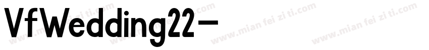 VfWedding22字体转换