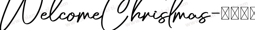 WelcomeChristmas字体转换