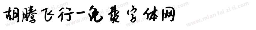胡腾飞行字体转换