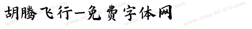 胡腾飞行字体转换