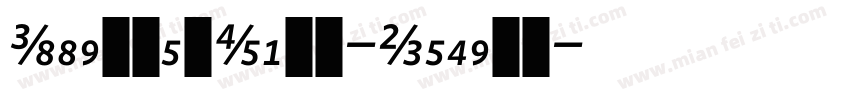 WhitneySans-Medium字体转换