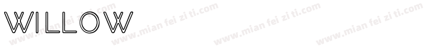 willow字体转换