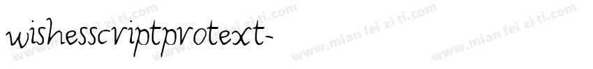 wishesscriptprotext字体转换