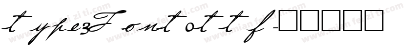 type3Font0ttf字体转换