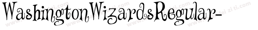 WashingtonWizardsRegular字体转换