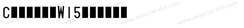 CambriaW15字体转换