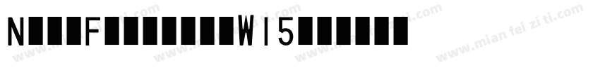 NeueFrutigerW15字体转换