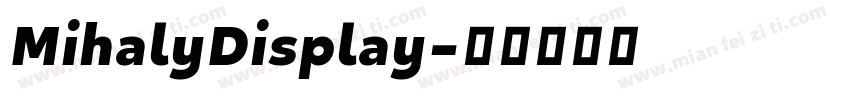 MihalyDisplay字体转换