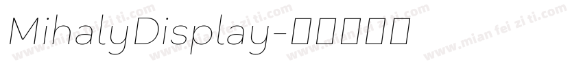 MihalyDisplay字体转换
