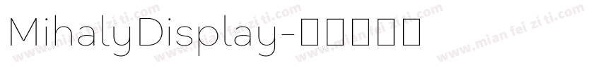 MihalyDisplay字体转换