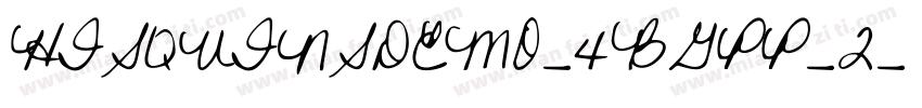 HISQUINSDEMO-4BGPP-2字体转换