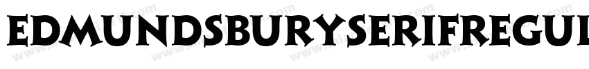 EdmundsburySerifRegular-D3M3字体转换