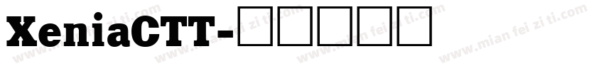 XeniaCTT字体转换