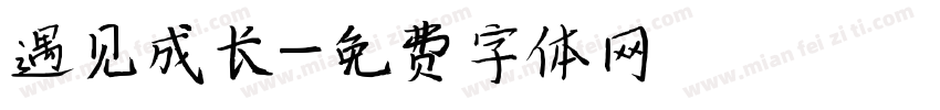 遇见成长字体转换