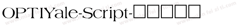 OPTIYale-Script字体转换