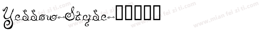 Yellow-Style字体转换