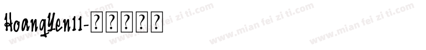 HoangYen11字体转换