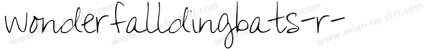 wonderfalldingbats-r字体转换