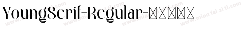 YoungSerif-Regular字体转换