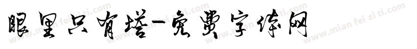 眼里只有塔字体转换