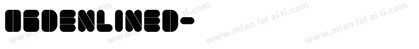 OgdenLined字体转换