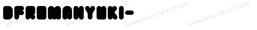 DFRomanYuki字体转换
