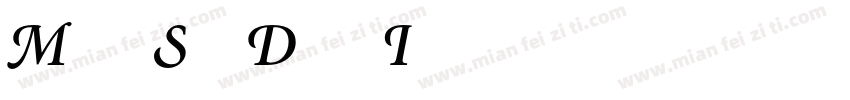 Minion-SwashDisplayItalic字体转换