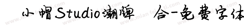 陈小帽Studio潮牌集合字体转换
