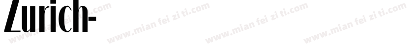 Zurich字体转换