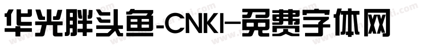 华光胖头鱼_CNKI字体转换
